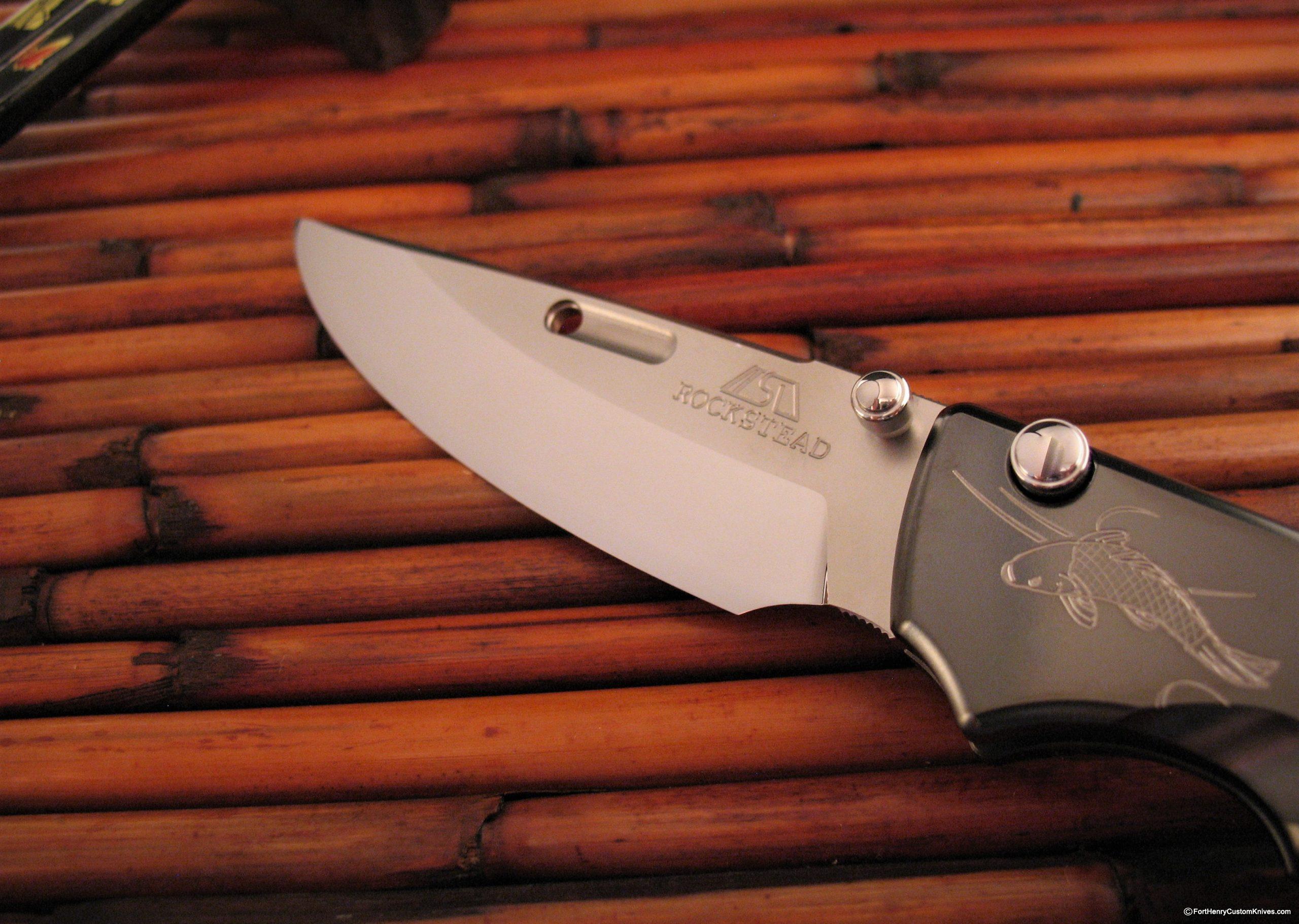 Rockstead Knives - Shu (Koi)- Titanium / Mirror Polished ZDP - Image 4