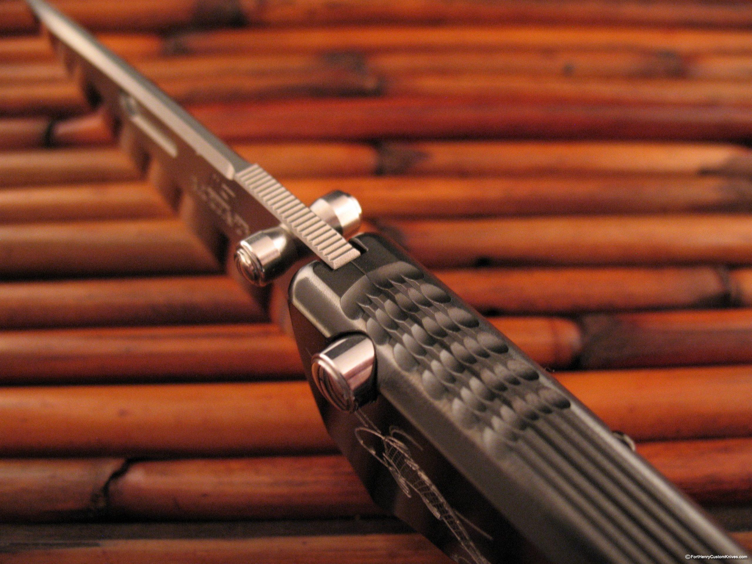 Rockstead Knives - Shu (Koi)- Titanium / Mirror Polished ZDP - Image 5