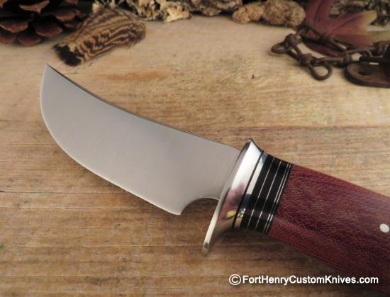 Mike Malosh - Hand Forged Skinner - Stainless Guard - Image 2