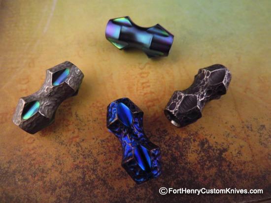 Ti_Gear_Design - Lg Titanium Double Barrel Bead - Choice