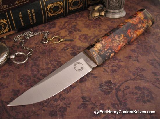 Georgi Menchev - Custom Puukko - RWL34 / Curly Maple