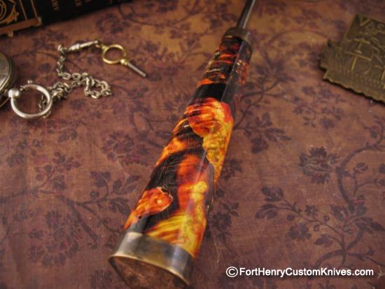 Georgi Menchev - Custom Puukko - RWL34 / Curly Maple - Image 3