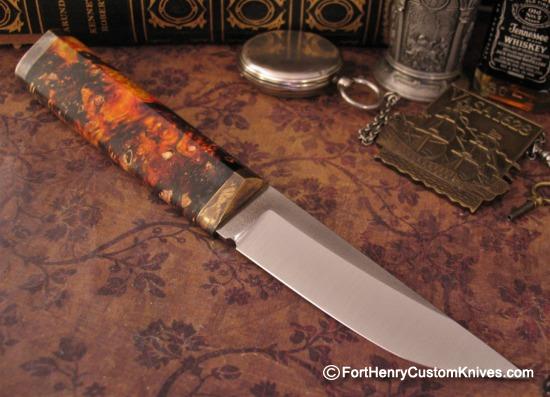 Georgi Menchev - Custom Puukko - RWL34 / Curly Maple - Image 7
