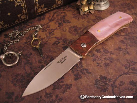 WD Pease - Fresh Water Pearl Lockback