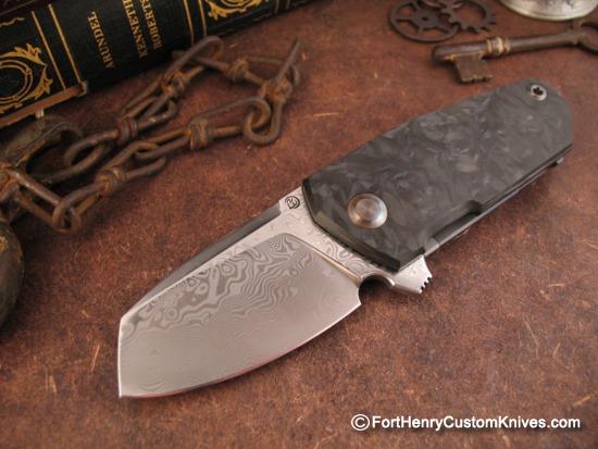 Alexander Cheburkov - Blue Bulldog - Stainless Damascus