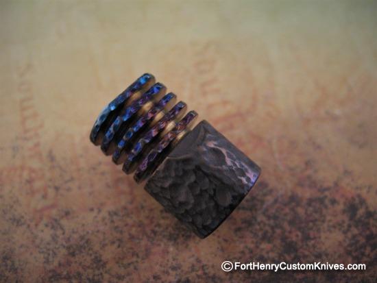 Ti_Gear_Design - Titanium Radiator Lanyard Bead