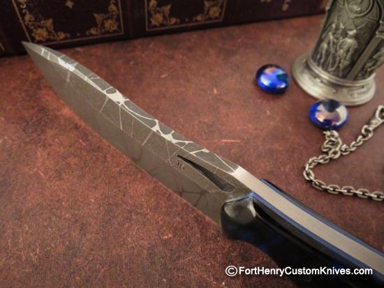 Charles De Buyer / Opus Knives - Custom Ness Wolf - Mosaic Acrylic - Image 3