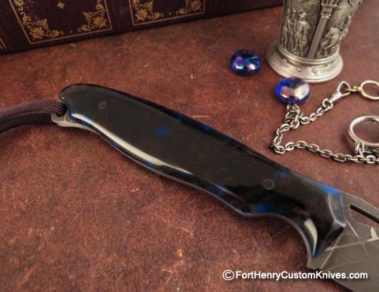 Charles De Buyer / Opus Knives - Custom Ness Wolf - Mosaic Acrylic - Image 4