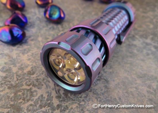 MechForce - MechTorch Turbo EDC Flashlight - Titanium Blurple - Image 3