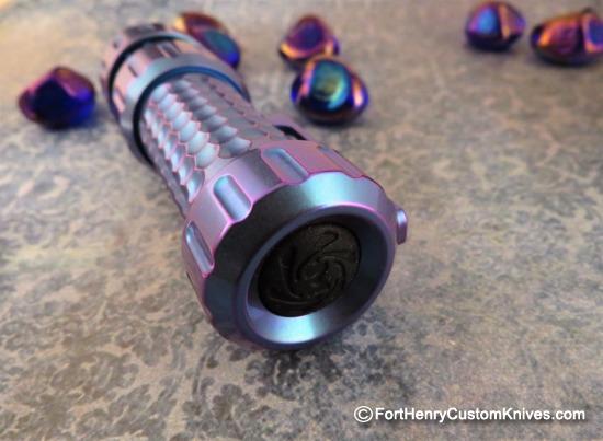 MechForce - MechTorch Turbo EDC Flashlight - Titanium Blurple - Image 4