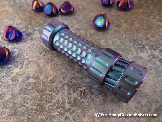 MechForce - MechTorch Turbo EDC Flashlight - Titanium Blurple - Image 2