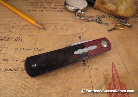 Enrique Pena - Custom Clip Point Barlow - Front Flipper - Image 2