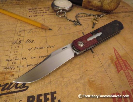 Enrique Pena - Custom Clip Point Barlow - Front Flipper