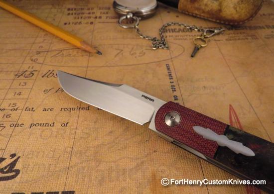 Enrique Pena - Custom Clip Point Barlow - Front Flipper - Image 3