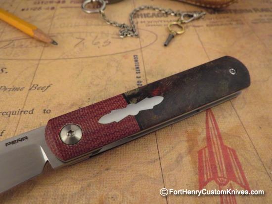 Enrique Pena - Custom Clip Point Barlow - Front Flipper - Image 4
