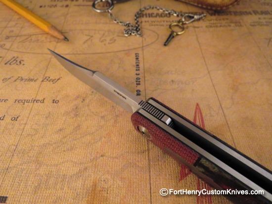 Enrique Pena - Custom Clip Point Barlow - Front Flipper - Image 5