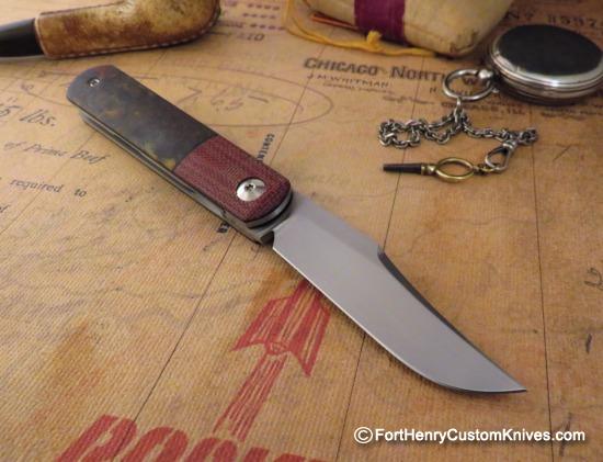 Enrique Pena - Custom Clip Point Barlow - Front Flipper - Image 8