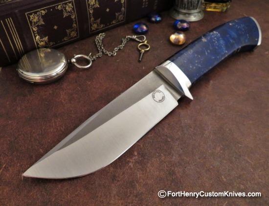 Georgi Menchev - Custom Camp Knife - Maple Burl