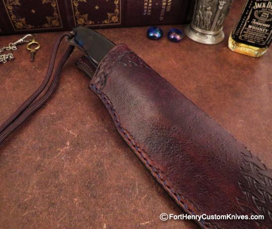 Charles De Buyer / Opus Knives - Custom Ness Wolf - Mosaic Acrylic - Image 7