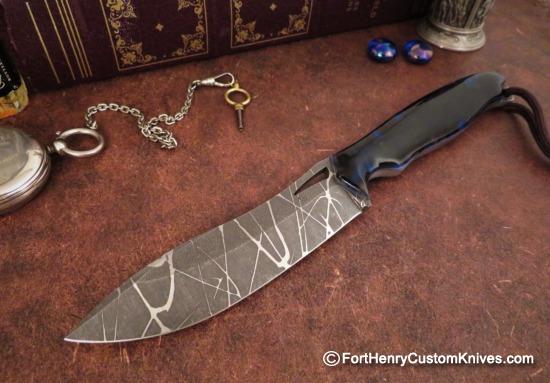 Charles De Buyer / Opus Knives - Custom Ness Wolf - Mosaic Acrylic