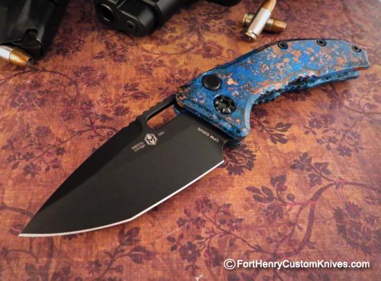 Heretic Knives - New Shipwrecked Chemtina Copper Medusa - Auto - S35VN