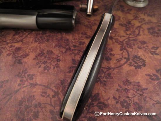 Bob Dozier - Custom Arkansas Toothpick - African Blackwood - Image 4