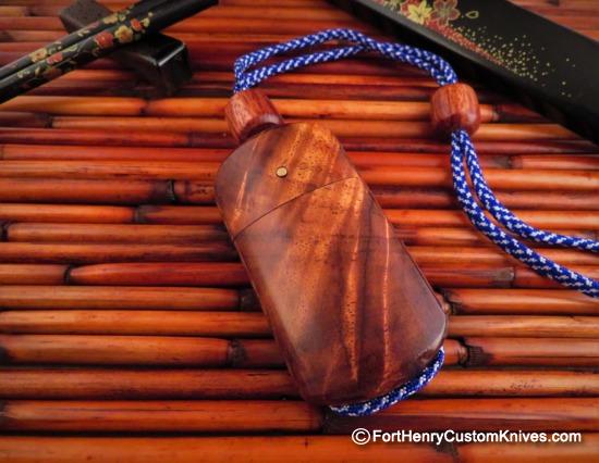 Raymond Johnson - Custom Kiridashi w/Stabilized Kao Wood Sheath