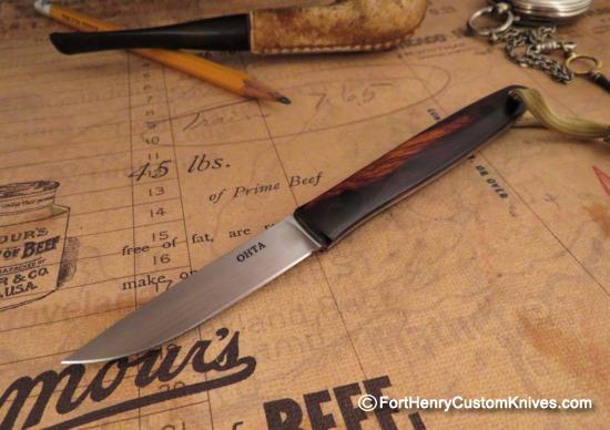 Hiroaki Ohta - Gentleman's Belt Knife - Ironwood - Image 6