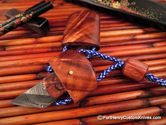 Raymond Johnson - Custom Kiridashi w/Stabilized Kao Wood Sheath - Image 3