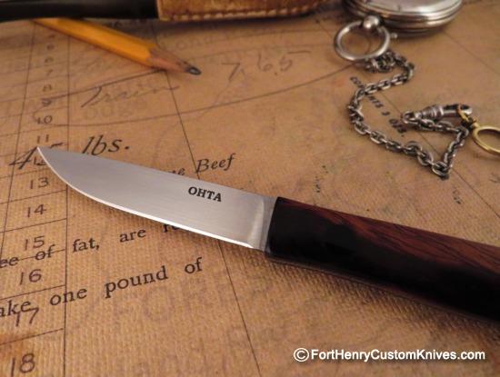 Hiroaki Ohta - Gentleman's Belt Knife - Ironwood - Image 3