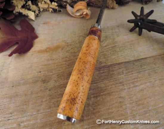 Herb Derr - Rare Nessmuk Skinner - Mosaic Damascus - Image 4