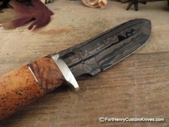 Herb Derr - Rare Nessmuk Skinner - Mosaic Damascus - Image 5