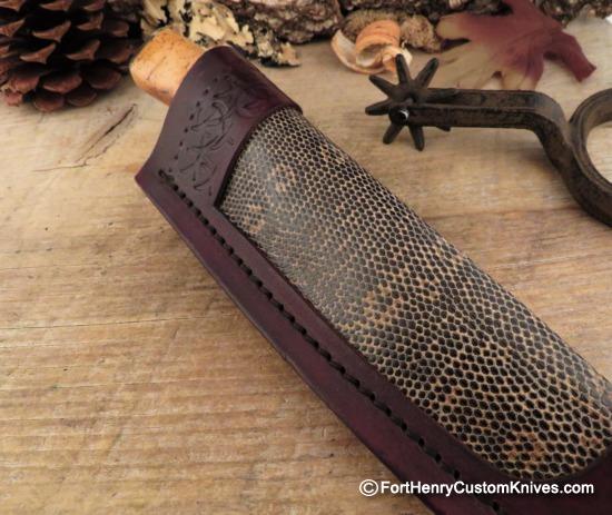 Herb Derr - Rare Nessmuk Skinner - Mosaic Damascus - Image 7