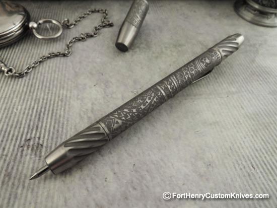 Ti2Design / Mike Bond - Titanium TechLiner Pen - Rare Earth Magnets - Image 6