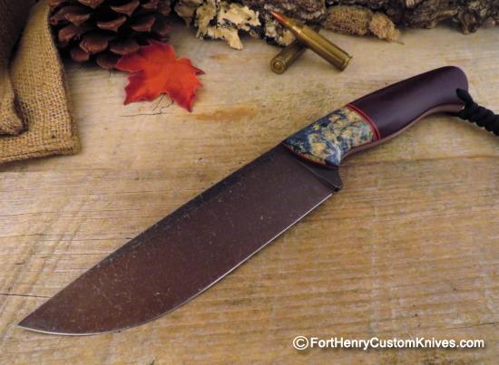 Tomasz Dziubinski - Custom Camp Knife - Red Widow