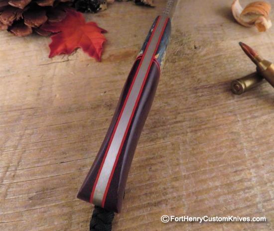 Tomasz Dziubinski - Custom Camp Knife - Red Widow - Image 4