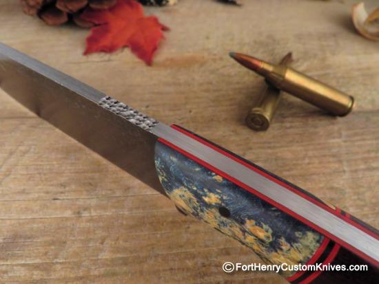 Tomasz Dziubinski - Custom Camp Knife - Red Widow - Image 3