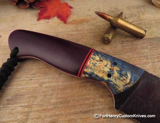 Tomasz Dziubinski - Custom Camp Knife - Red Widow - Image 5