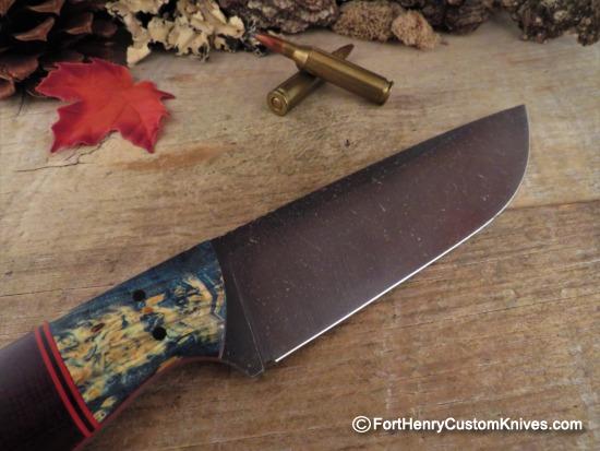 Tomasz Dziubinski - Custom Camp Knife - Red Widow - Image 2