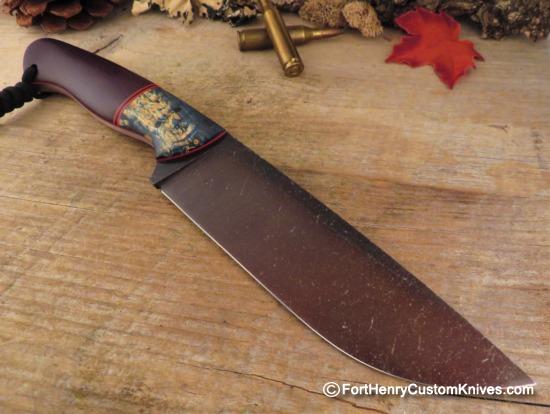 Tomasz Dziubinski - Custom Camp Knife - Red Widow - Image 7