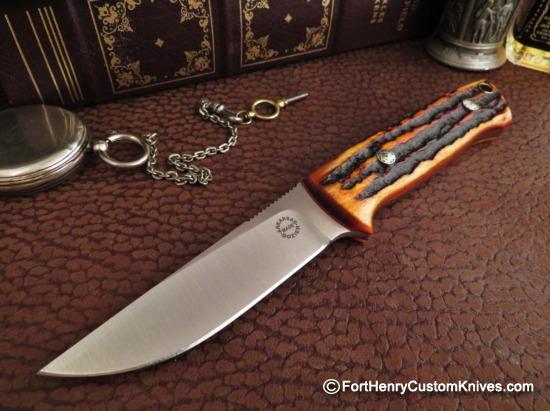 Bob Dozier - Custom Slim Outdoorsman - Amber Jigged Bone - Image 6