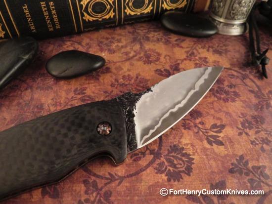 Mariano Yannoni - Large Friction Folder - CAS Forged San Mai Blade - Image 6