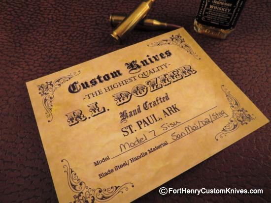 Bob Dozier - RARE Sisu Hunter - Forged San Mai Blade - Image 8