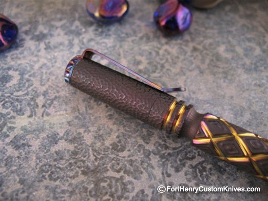 TI-Gear_Design - Custom Titanium Pen - Timascus Accents - Image 7