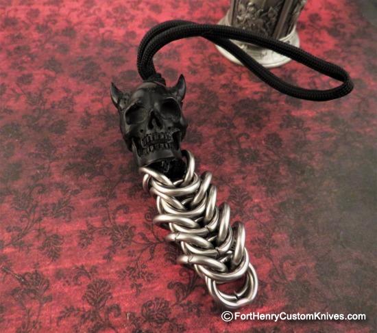Cory Martin - XL Demon Skull Vertebrae - Lanyard - One Off