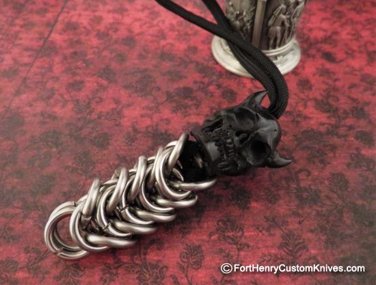 Cory Martin - XL Demon Skull Vertebrae - Lanyard - One Off - Image 3