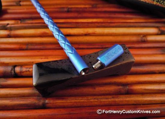 Steve Kelly - Ti Sushi 2 pc Chopsticks - Diamond Blurple - Image 5