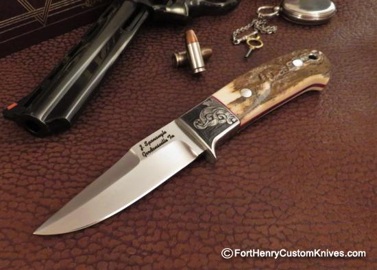 James Sponaugle - Presentation Boot Knife - Mammoth Tusk