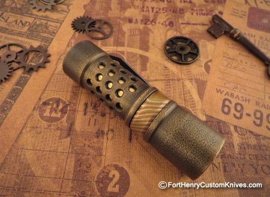 Barrel Custom Flashlight - Custom Brass M2JN - Gen 3 - Image 2