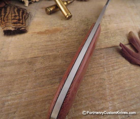 Bob Dozier - Custom Pro Guide - Special Cross Cut Natural Micarta - Image 3